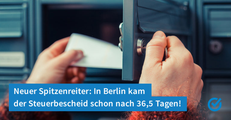 Wo kommt der Steuerbescheid am schnellsten? » smartsteuer Blog